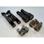 Collection of four sets of binoculars by Radix Pri