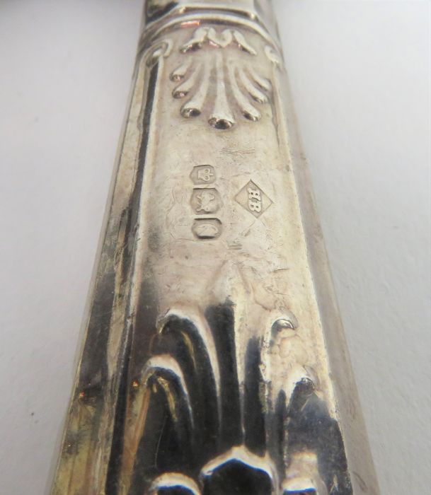 A silver hallmarked hand mirror, a pair of silver - Image 7 of 9