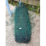 Good quantity of fencing on metal rods
