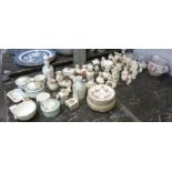 Collection of crested ware including Goss