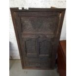 South East Asian carved wooden window frame