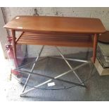 Mid century coffee table by "Centa" along with a t