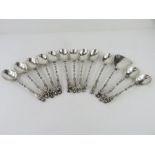 A set of twelve apostle teaspoons, possibly Dutch,