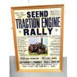 Local intrest - a Seend traction engine rally poster, 56c