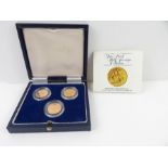 A cased set of three proof Queen Elizabeth II half