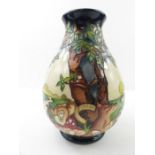 A Moorcroft Pottery trial vase, 'Tortoise and Hare