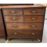 A Victorian mahogany chest of