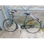 27" Raleigh City gents old style bicycle with Stu