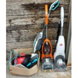 Collection of steam cleaners to include Bissell &