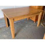 Modern Oak Extending dining table