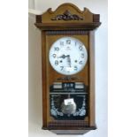 Frontier 31 day wall clock with pendulum