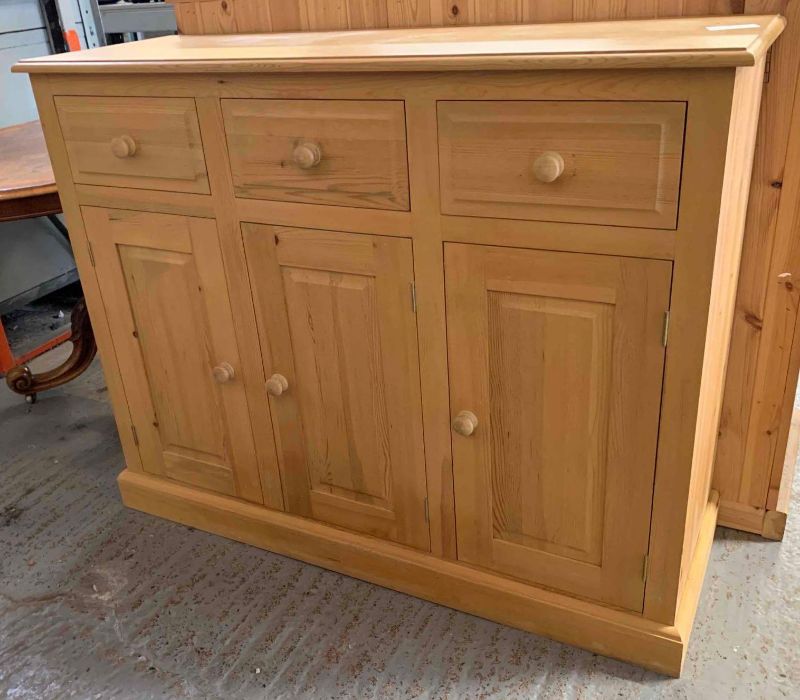 Modern pine sideboard