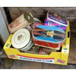 Collection of modern & vintage tins