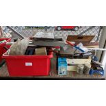 Large collection of hand tools, garage equipment &