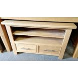 Modern Oak TV cabinet /coffee table