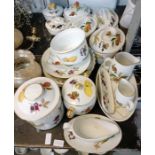 Collection of Royal Worcester "Evesham" pattern ce
