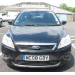 Black Ford Focus TD 115 estate, 1753cc diesel engine