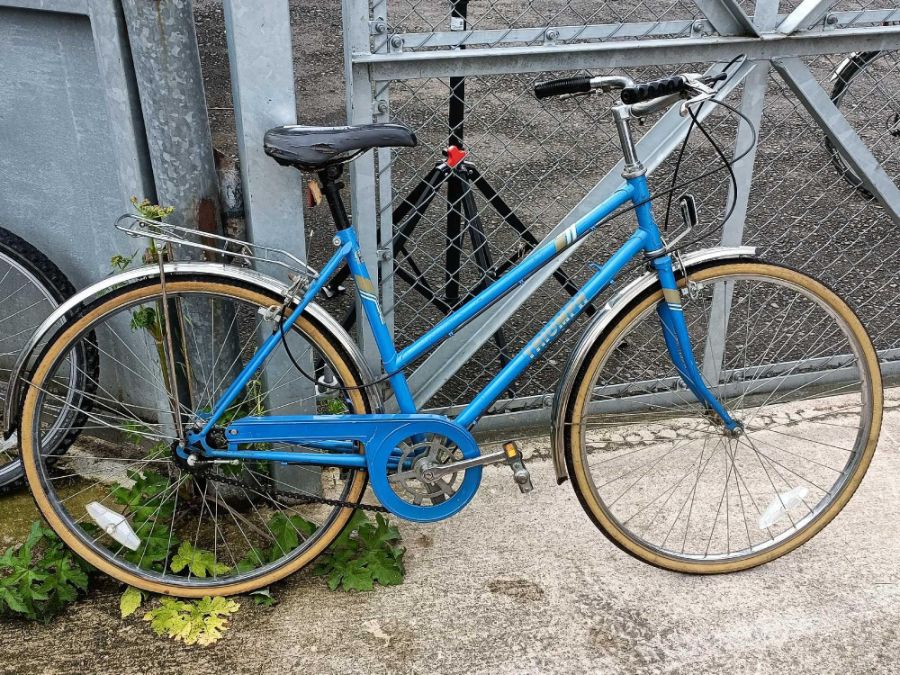 26" Blue Triumph ladies bicycle with Sturmey Arche