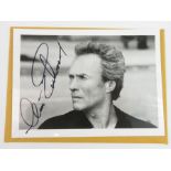 Autograph - Clint Eastwood - American Actor, Direc