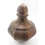 A carved stone finial, 32cm high