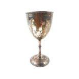 A Victorian silver chalice, Joseph Rodgers & Sons,