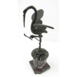 A 20th century bronze sculpture