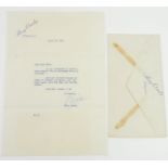 Autograph - Bing Crosby - American Singer and Acto