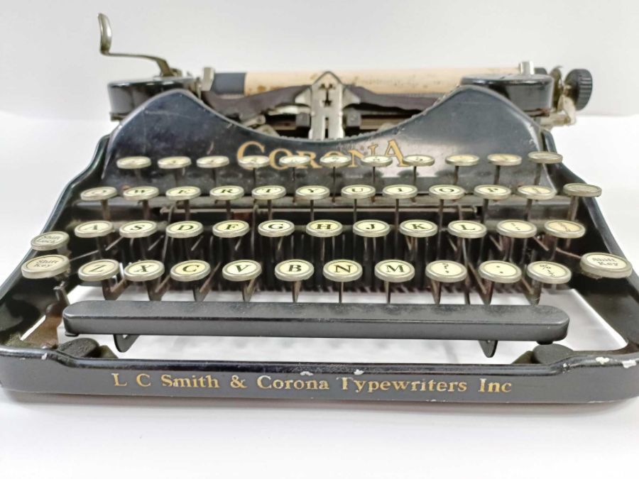 A 20th century black Corona typewriter - Image 3 of 4