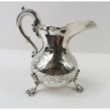 A Victorian silver cream jug, Charles Gordon, Lond