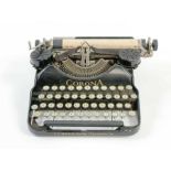 A 20th century black Corona typewriter