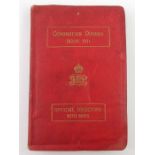 A 1911 Coronation Durbar Directory with the origin