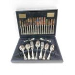 A Viners silver plated canteen of cutlery