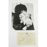 Autograph - Elizabeth Taylor and Michael Todd - Br
