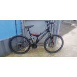 26" Bronx Bolt dual suspension bicycle with full d