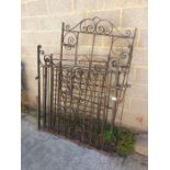 Collection of wrought iron gates