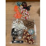 Collection of beads & necklaces