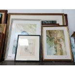 Shelf of prints