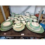 Meakin Florida dinner service along with a matchin