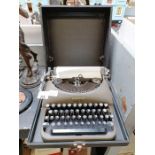 Boxed Remington typewriter