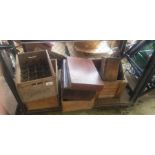 Collection of vintage brewery crates & others