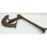 An Nzappa/Nsapo iron Congo axe, 41cm long