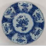 A Dutch Delft charger, probably 18th century, deco