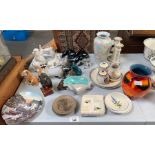Various ceramics, mainly Poole pottery with USSR a