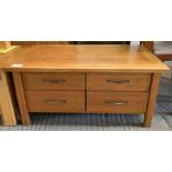 Oak coffee table/TV cabinet
