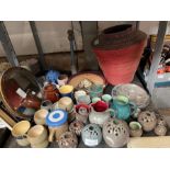 Ceramics to include Denby, Studio pottery, wall mi