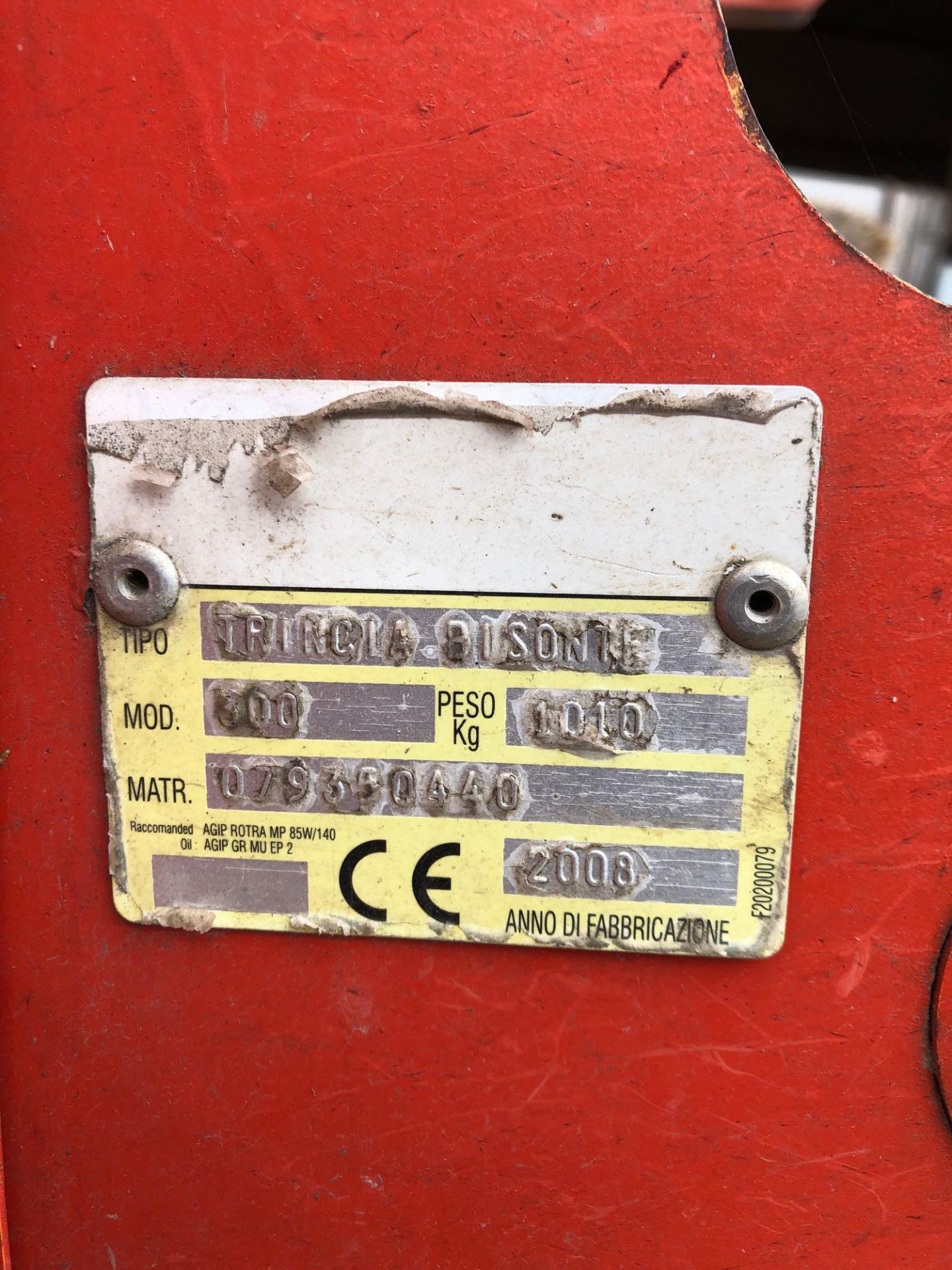 Bisonte Off Set Hydraulic Side Flail Topper (spares or repair) - Image 4 of 4