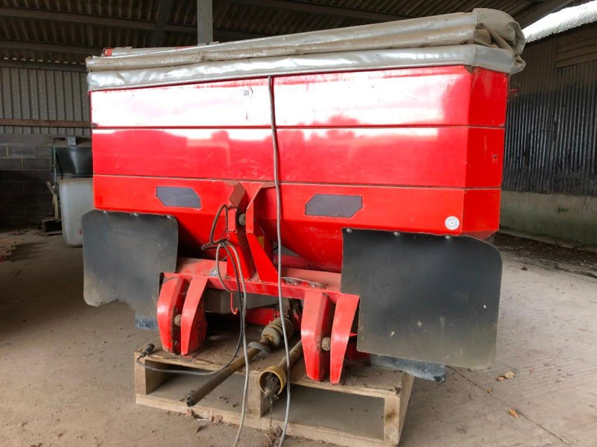 Kuhn Axis 30.1 Ferti Spinner c/w S4 Disc, Lights Cover (2005)(Last Used 2021) and Qantron E-2 Box - Image 2 of 3