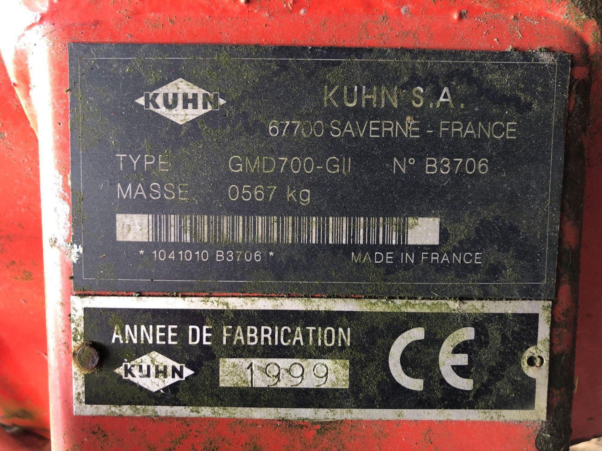 Kuhn GMD700-GII Mounted Disc Mower (1999) - Bild 5 aus 5