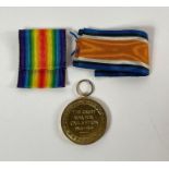 A WWI medal awarded to 438265 PTE H ELDING 52 CANA