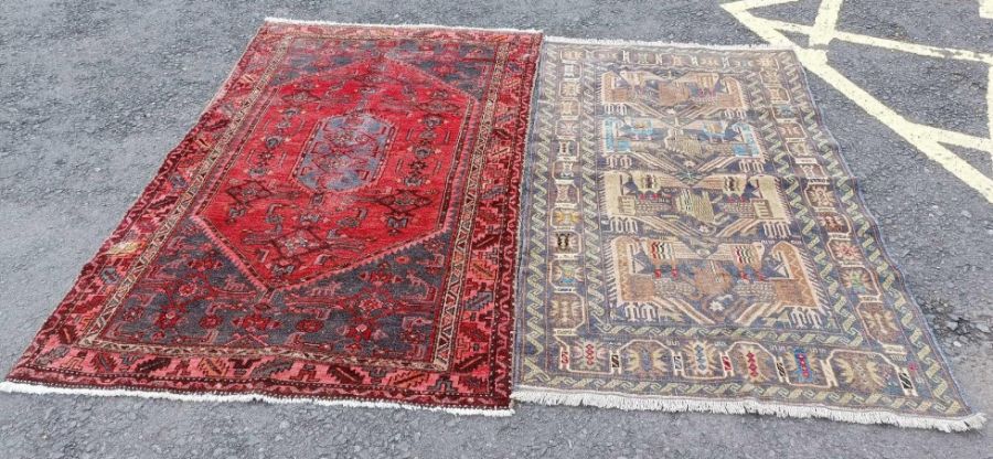 2 vintage rugs